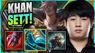 WHEN KHAN PLAYS SETT TOP! - DWG Khan Plays Sett TOP vs Jayce! | Season 11