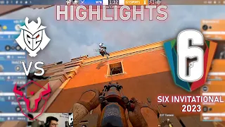 CRAZY GAME! New G2 vs w7m - HIGHLIGHTS - Group Stage - Six Invitational 2023 - R6 Esport