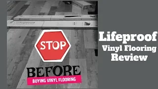 LIFEPROOF VINYL FLOORING REVIEW - TRUTH ABOUT VINYL FLOORING - HOME DEPOT VINYL FLOORING