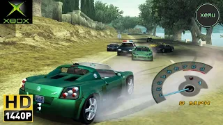 XEMU Xbox Emulator - Need for Speed: Hot Pursuit 2 Ingame / Gameplay / 1440p (feat/surf-scale WIP)