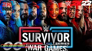 WWE Survivor Series: WarGames 2022 (w/JPJ) || WWE 2K22 Simulation