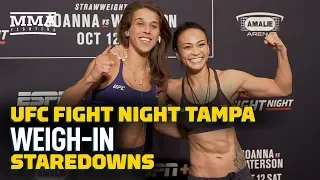 UFC Tampa Weigh-In Staredowns - MMA Fighting