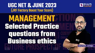 UGC NET 2023 | UGC NET Management | Business Ethics | Sourabh Sir | UGC NET NTA