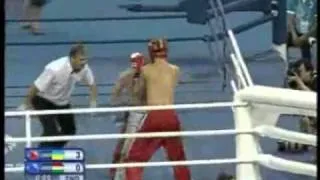 100904 Kickboxing Men's 63 kg Gold medal fight, Demoretskyy (UKR) vs. Gorbics (HUN)