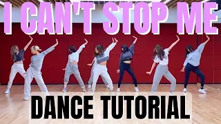 TWICE 'I CAN'T STOP ME' Dance Practice Mirror Tutorial (SLOWED)