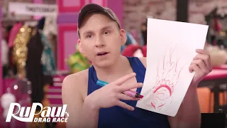 Trixie Mattel Draws Her Perfect Crown | RuPaul's Drag All Stars 3