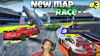 New map race part 3😱||Who will win?🤔||Extreme car driving simulator||