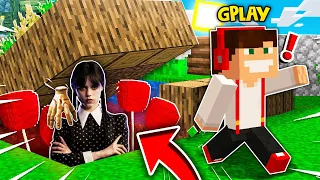 TAJBA BAZA WEDNESDAY POD FARMĄ W MINECRAFT?! GPLAY & LUMI