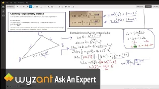 Given a triangle with a+b=3c prove and identity based on the product of cot(A/2) and cot(B/2).