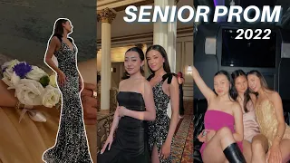 SENIOR PROM 2022: glow up (facial, lashes), getting ready (hair, makeup) & VLOG