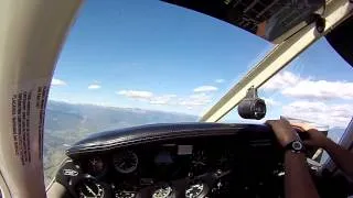 Flying in the Pyrenees