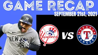 Luis Severino Shines In Yankees Return / Yankees BLOWOUT Rangers 7-1 / Game Recap