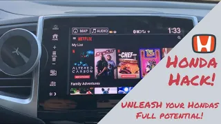 Honda Hack! How to watch YouTube and Netflix | Honda Ridgeline