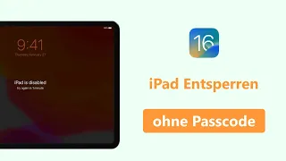 [iOS 16/17] iPad-Entsperrcode oder Passwort vergessen? So entsperren Sie iPad ohne Passwort!