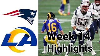 Thursday Night Football Patriots vs Rams Highlights Full Game | NFL Week 14