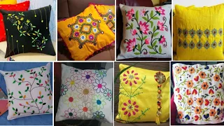 embroidery cushion cover design | cushion cover design with Embroidery | Handmade embroidery cushion