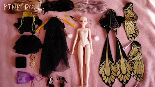 アゲハ蝶のお姫様 プリンセス 着せ替え ドール 人形 RING DOLL Princess Butterfly BJD Unboxing Dress Up