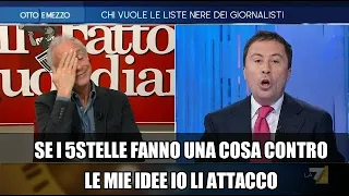 Boschi e la par condicio, Travaglio: Io sono schieratissimo dalla mia parte. Scontro con Bocchino.