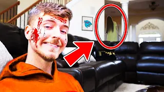 8 GHOSTS YouTubers CAUGHT ON CAMERA! (MrBeast, SSSniperwolf, Jelly)