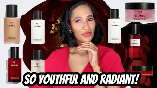 CHANEL No 1 RED CAMELLIA REVITALIZING COLLECTION REVIEW! | Demo of the Entire Collection!