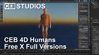 CEB 4D Humans, Difference between the Free and Full versions