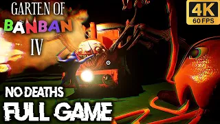 Garten of Banban 4 Full Gameplay Walkthrough - NO DEATHS - CHAPTER 4 (4K60FPS)