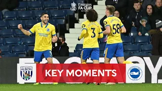 West Bromwich v Brighton and Hove Albion | Key Moments | Third Round | Emirates FA Cup 2021-22