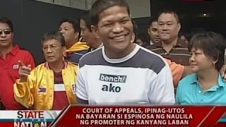 SONA: Luisito Espinosa, nagretiro sa boksing nang walang ipon