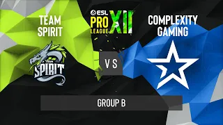 CS:GO - Complexity vs. Team Spirit [Nuke] Map 2 - ESL Pro League Season 12 - Group B - EU