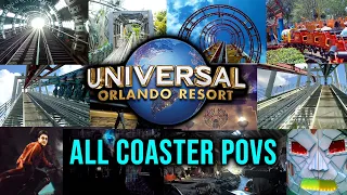 Universal Orlando Resort All Roller Coaster POVs