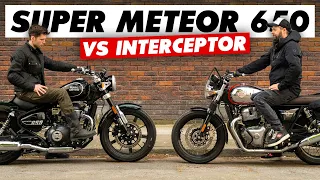 Royal Enfield Super Meteor vs Interceptor 650: Which Is Better?
