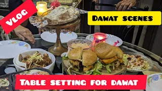 dawat vlog | dawat preparation | dawat preparation vlog | table setting | how to | @Sistrology