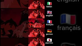 Doflamingo laugh in different language