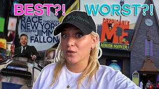 Can You Guess The BEST And WORST Rides At Universal Studios?! | NEW Ride Game