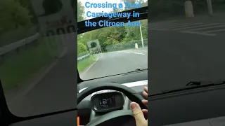 Crossing a Dual Carriageway in the Citroen Ami