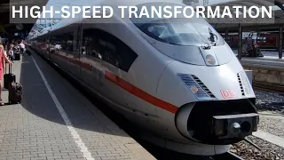 Thrilling ICE Ride on Germany's Brand New High Speed Train Line from Ulm to Wendlingen