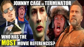 Which Kombatant Makes the Most Movie References - Johnny Cage or The Terminator? MK 11