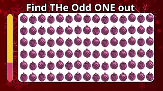 Find THe Odd one out Christmas Decoration  december 21