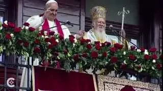 Pope, patriarch pray for unity