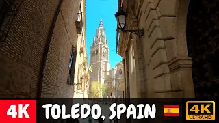 Walking in TOLEDO / Spain 🇪🇸- Cathedral of Toledo Tour - 4K 60fps (UHD)