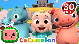 Wheels on the Bus and More! | CoComelon Animals | Animals for Kids