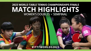 W.Manyu/S.Yingsha vs S.Yubin/J.Jihee | WD SF | 2023 ITTF World Table Tennis Championships Finals