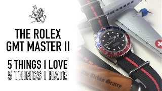 The Rolex GMT Master II "Pepsi" - 5 Things I Love & Hate About This Luxury Watch