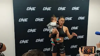 Angela Lee on winning against Stamp Fairtex at ONE X and more - March 26, 2022