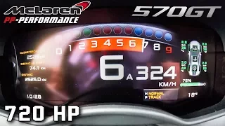 720 HP McLaren 570 GT 0-324km/h ACCELERATION PP Performance by AutoTopNL