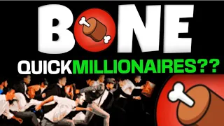 BONE SHIBASWAP TOKEN IS THE EASIEST AND QUICKEST WAY TO BECOME A MILLIONAIRE!!