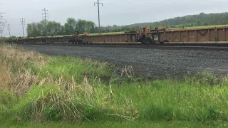 Eastbound NS 24Z Half Autorack Half Intermodal Annville PA (iPad)