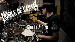 CRADLE OF FILTH - She Is A Fire - Drum Cover