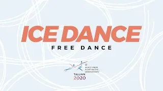 Ice Dance Free Dance | ISU World Junior Figure Skating Championships | #WorldJFigure