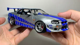 Blind Nissan Paul Walker from PLASTILIN, Fast & Furious 2